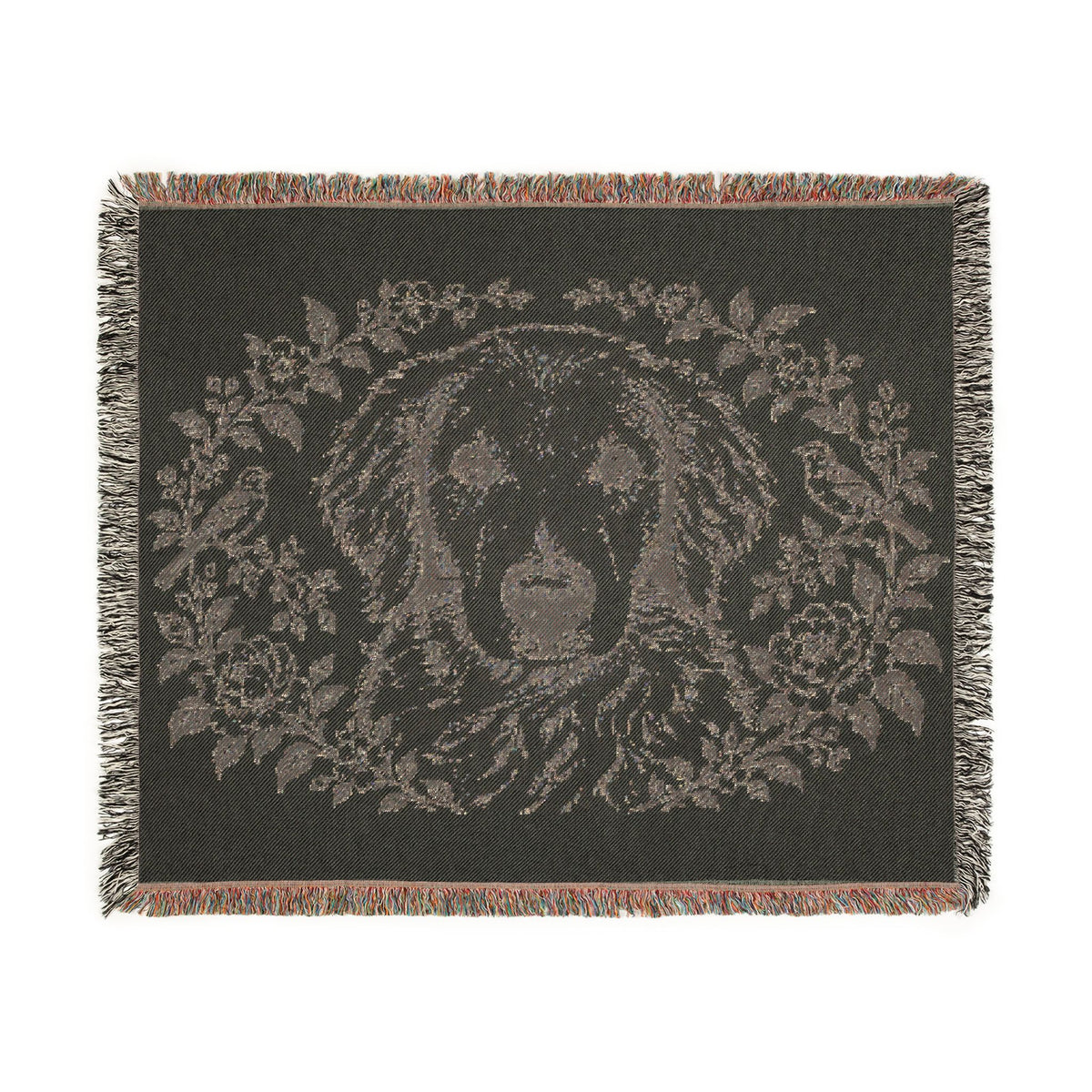Custom Woven Pet Portrait Throw
