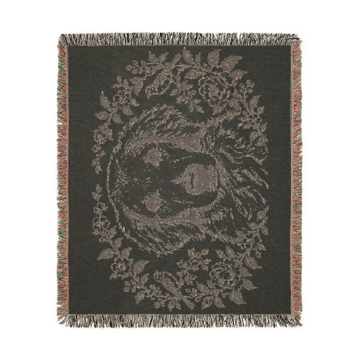 Custom Woven Pet Portrait Throw