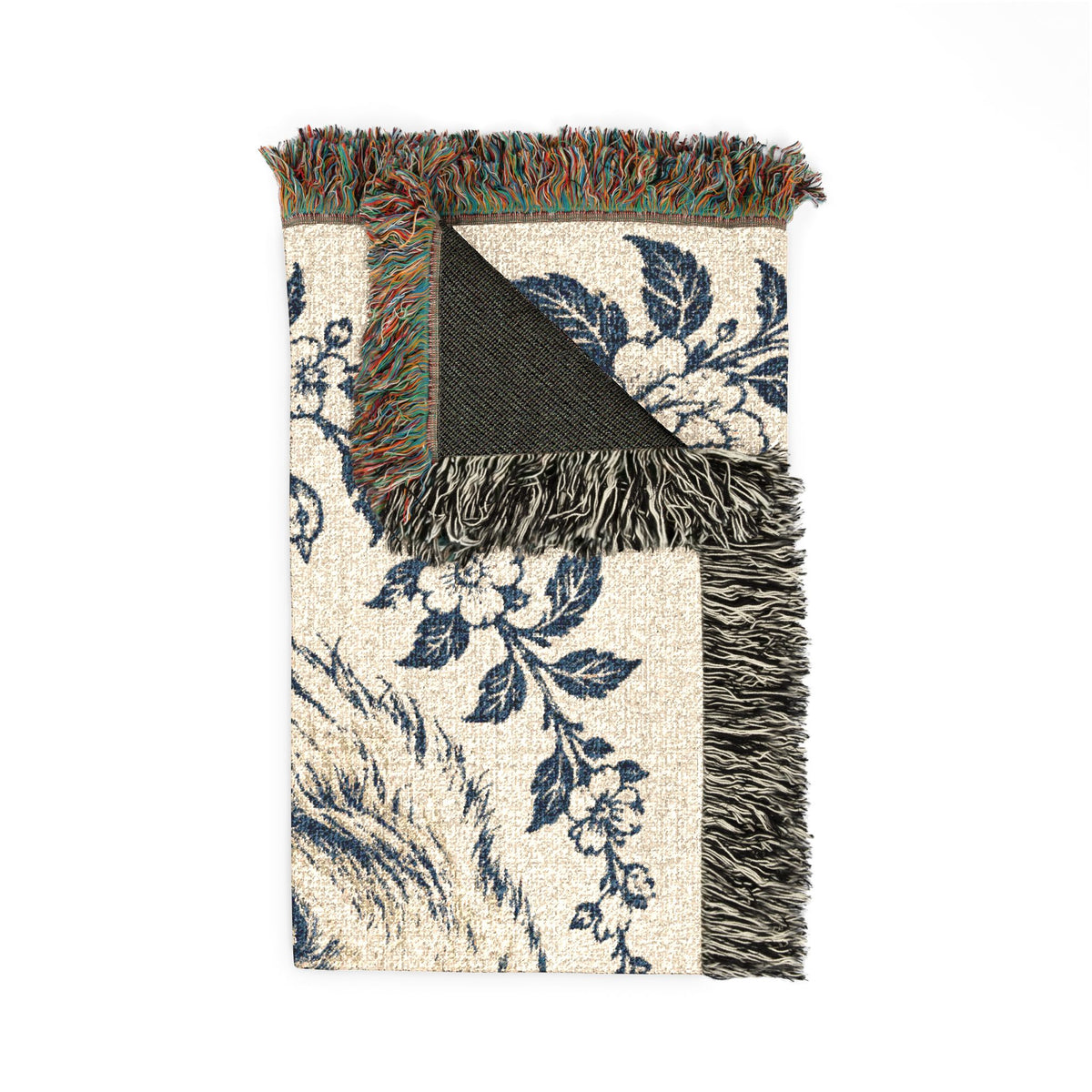 Custom Woven Pet Portrait Throw